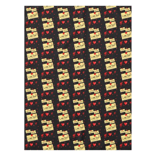 Valentijnsdag Tablecloth Tafelkleed (Voorkant)