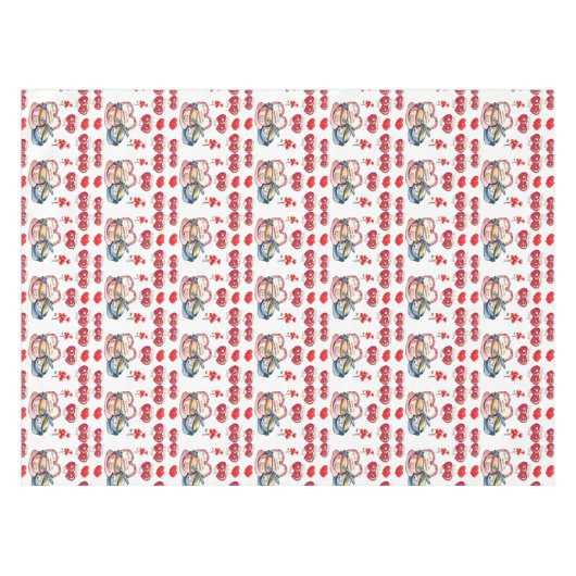 Valentijnsdag Tablecloth Tafelkleed (Voorkant (Horizontaal))
