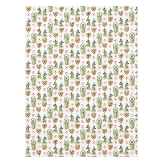 Valentijnsdag Tablecloth Tafelkleed (Voorkant)