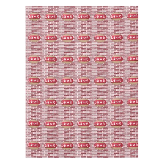 Valentijnsdag Tablecloth Tafelkleed (Voorkant)