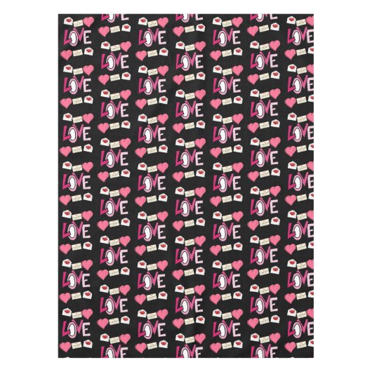 Valentijnsdag Tablecloth Tafelkleed (Voorkant)