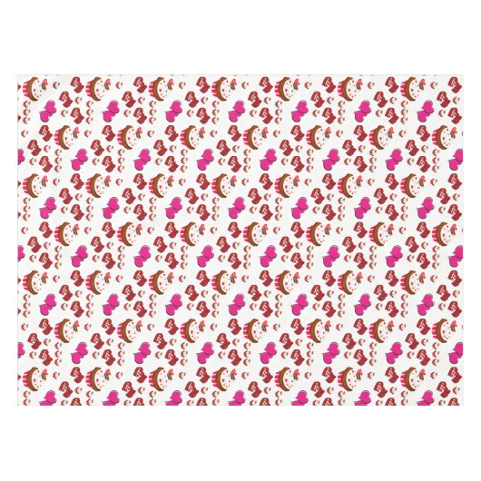 Valentijnsdag Tablecloth Tafelkleed (Voorkant (Horizontaal))