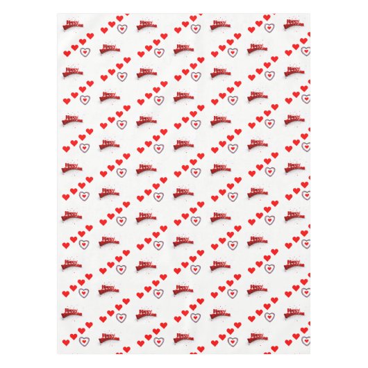Valentijnsdag Tablecloth Tafelkleed (Voorkant)