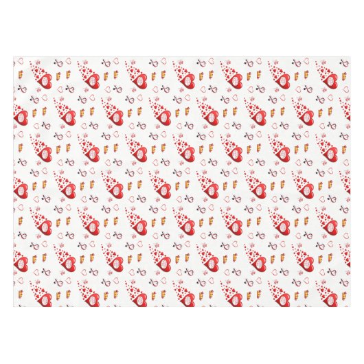 Valentijnsdag Tablecloth Tafelkleed (Voorkant (Horizontaal))