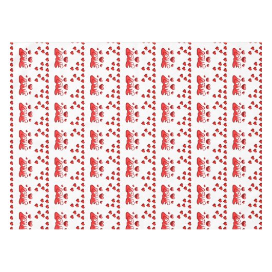Valentijnsdag Tablecloth Tafelkleed (Voorkant (Horizontaal))
