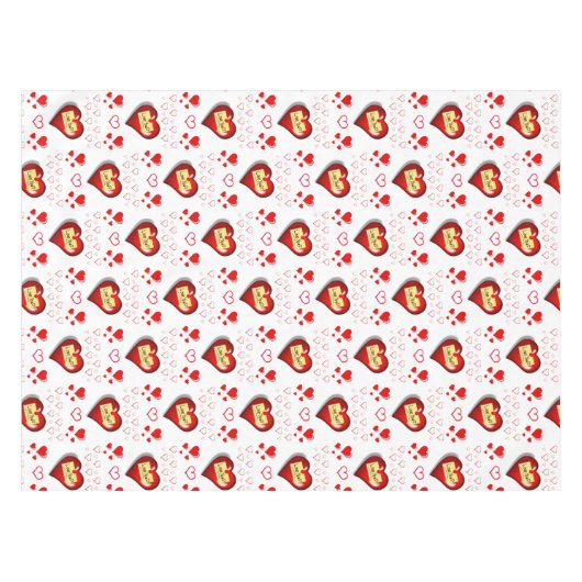 Valentijnsdag Tablecloth Tafelkleed (Voorkant (Horizontaal))