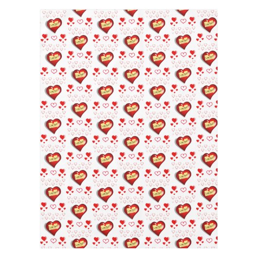 Valentijnsdag Tablecloth Tafelkleed (Voorkant)