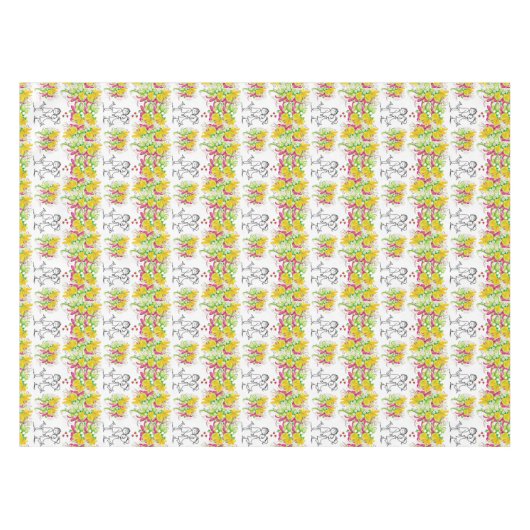 Valentijnsdag Tablecloth Tafelkleed (Voorkant (Horizontaal))