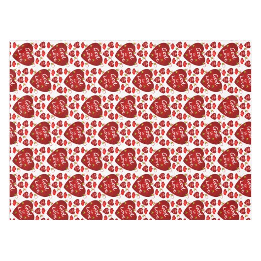 Valentijnsdag Tablecloth Tafelkleed (Voorkant (Horizontaal))