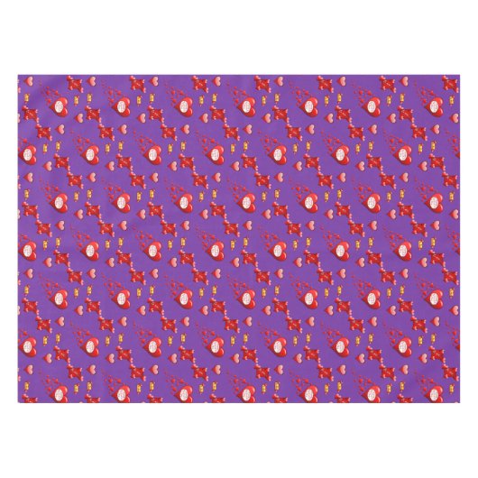 Valentijnsdag Tablecloth Tafelkleed (Voorkant (Horizontaal))