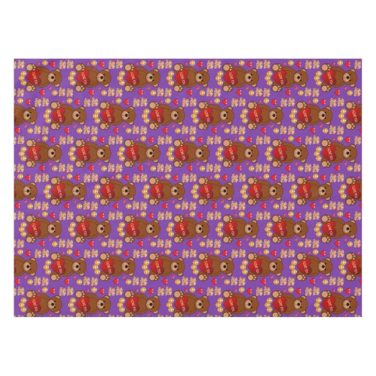 Valentijnsdag Tablecloth Tafelkleed (Voorkant (Horizontaal))