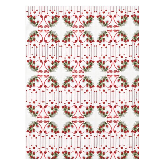 Valentijnsdag Tablecloth Tafelkleed (Voorkant)