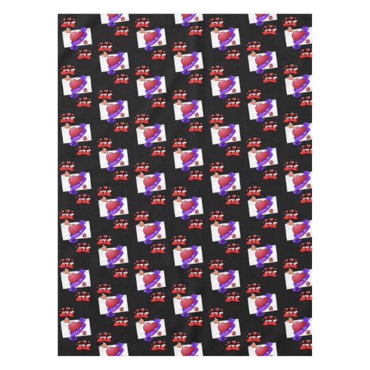 Valentijnsdag Tablecloth Tafelkleed (Voorkant)