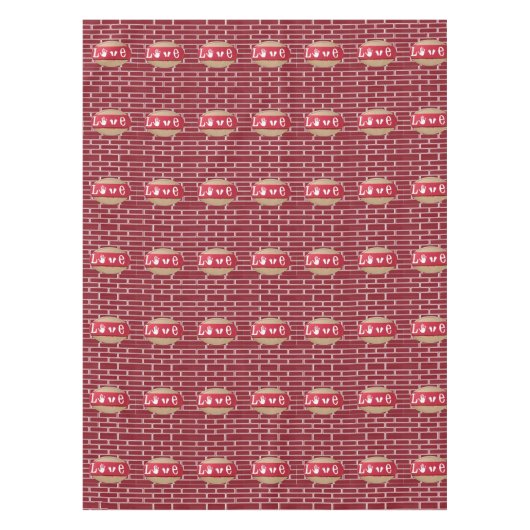 Valentijnsdag Tablecloth Tafelkleed (Voorkant)