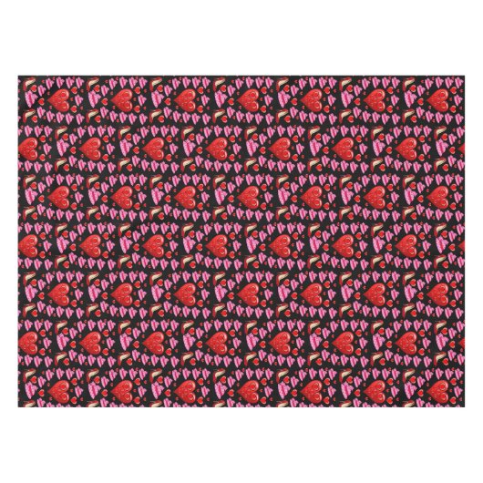Valentijnsdag Tablecloth Tafelkleed (Voorkant (Horizontaal))
