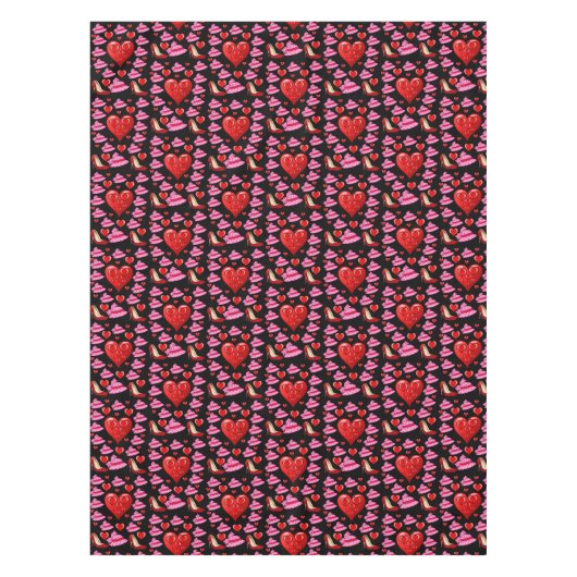Valentijnsdag Tablecloth Tafelkleed (Voorkant)