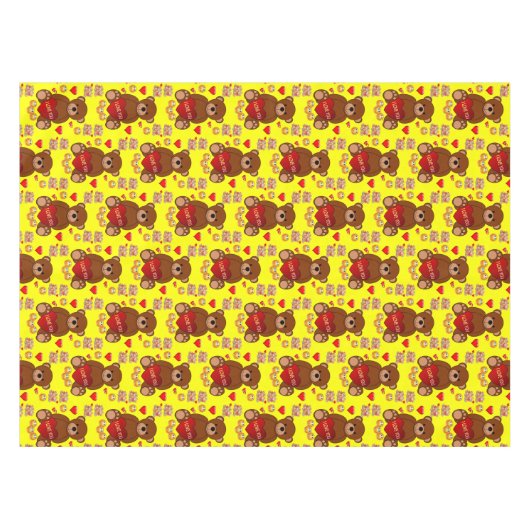 Valentijnsdag Tablecloth Tafelkleed (Voorkant (Horizontaal))