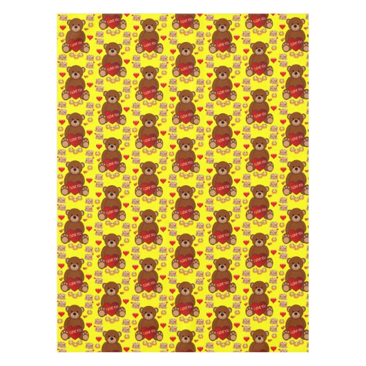 Valentijnsdag Tablecloth Tafelkleed (Voorkant)