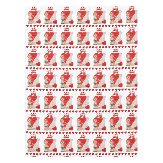 Valentijnsdag Tablecloth Tafelkleed (Voorkant)
