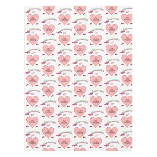 Valentijnsdag Tablecloth Tafelkleed (Voorkant)