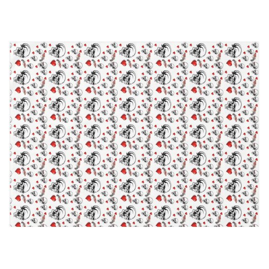 Valentijnsdag Tablecloth Tafelkleed (Voorkant (Horizontaal))