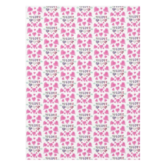 Valentijnsdag Tablecloth Tafelkleed (Voorkant)