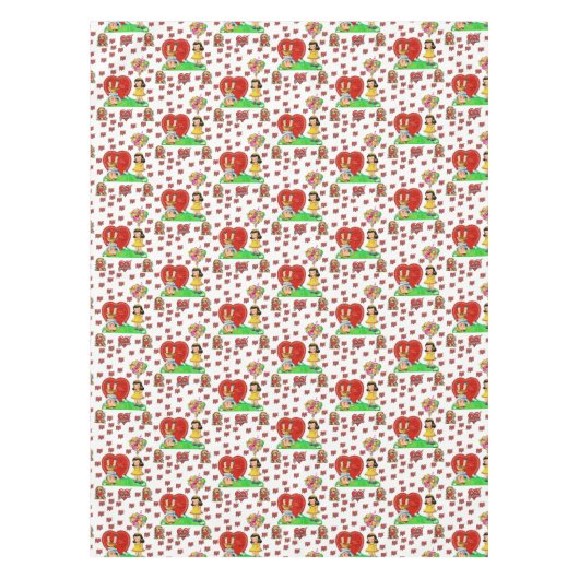 Valentijnsdag Tablecloth Tafelkleed (Voorkant)
