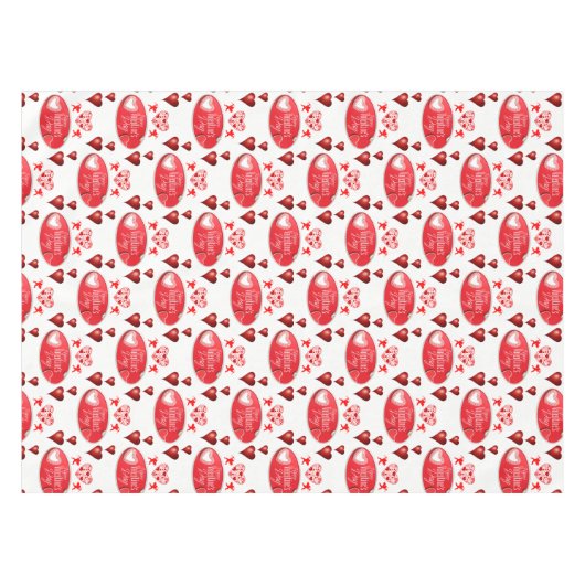 Valentijnsdag Tablecloth Tafelkleed (Voorkant (Horizontaal))