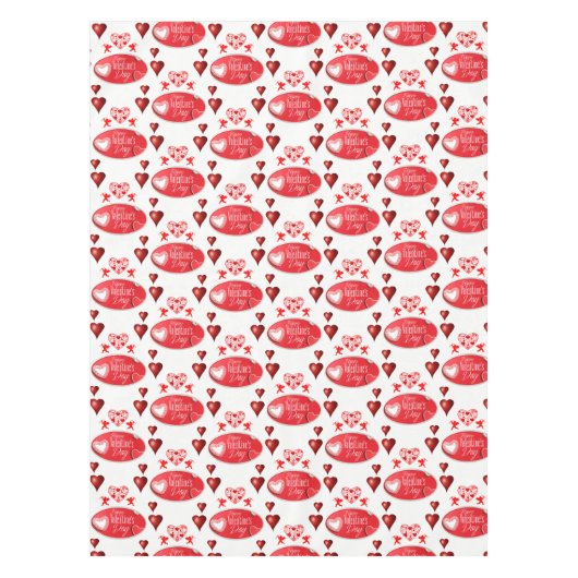 Valentijnsdag Tablecloth Tafelkleed (Voorkant)