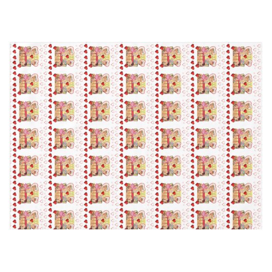 Valentijnsdag Tablecloth Tafelkleed (Voorkant (Horizontaal))