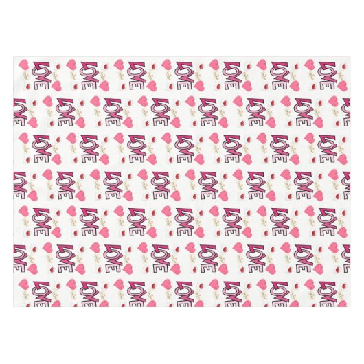 Valentijnsdag Tablecloth Tafelkleed (Voorkant (Horizontaal))