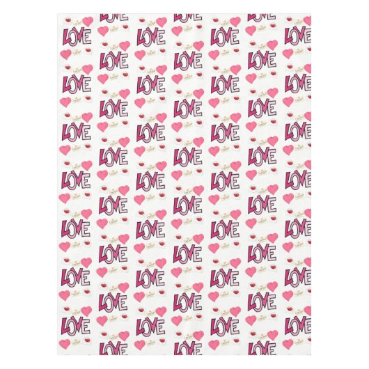 Valentijnsdag Tablecloth Tafelkleed (Voorkant)
