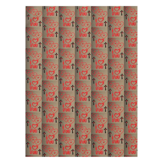 Valentijnsdag Tablecloth Tafelkleed (Voorkant)