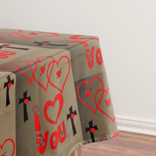 Valentijnsdag Tablecloth Tafelkleed (Voorbeeld)