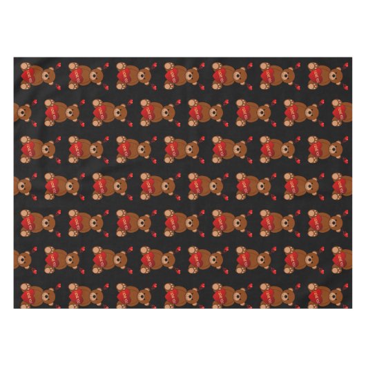 Valentijnsdag Tablecloth Tafelkleed (Voorkant (Horizontaal))