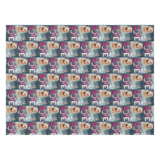 Valentijnsdag Tablecloth Tafelkleed (Voorkant (Horizontaal))