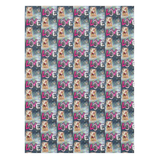 Valentijnsdag Tablecloth Tafelkleed (Voorkant)