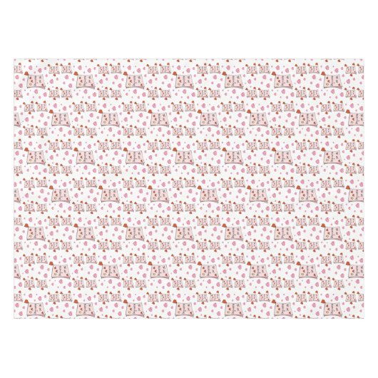 Valentijnsdag Tablecloth Tafelkleed (Voorkant (Horizontaal))