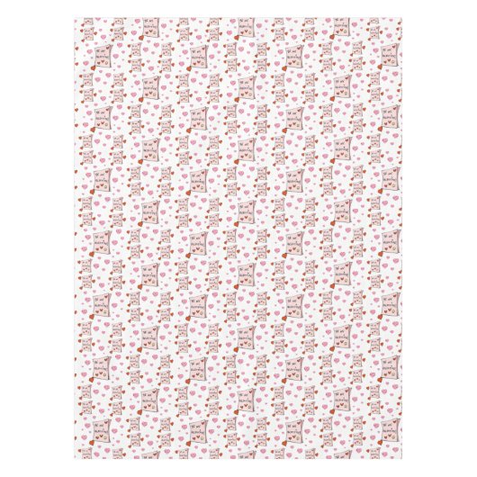 Valentijnsdag Tablecloth Tafelkleed (Voorkant)