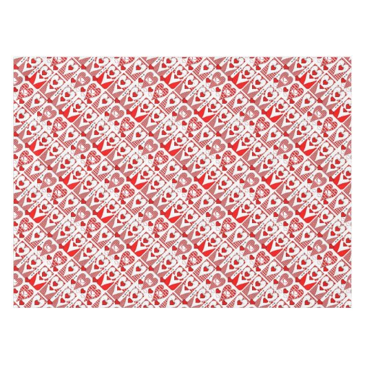 Valentijnsdag Tablecloth Tafelkleed (Voorkant (Horizontaal))
