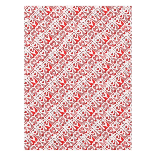 Valentijnsdag Tablecloth Tafelkleed (Voorkant)