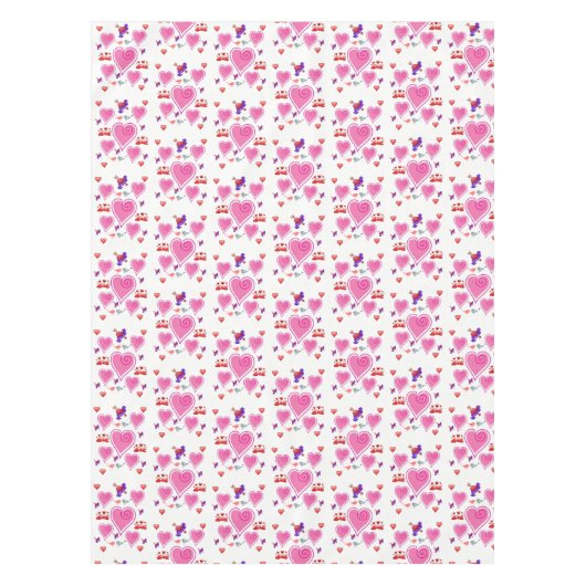 Valentijnsdag Tablecloth Tafelkleed (Voorkant)