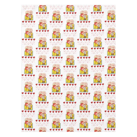 Valentijnsdag Tablecloth Tafelkleed (Voorkant)