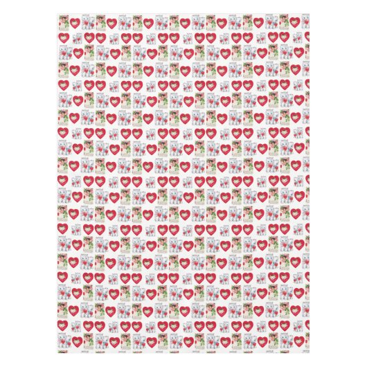 Valentijnsdag Tablecloth Tafelkleed (Voorkant)