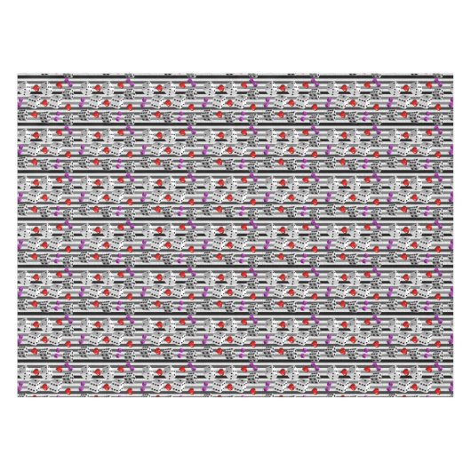 Valentijnsdag Tablecloth Tafelkleed (Voorkant (Horizontaal))