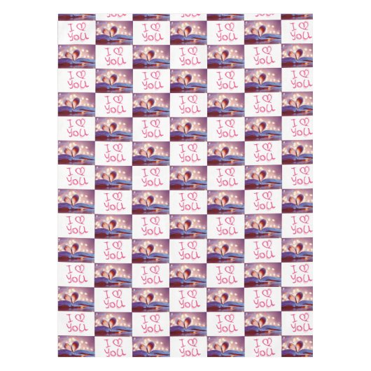 Valentijnsdag Tablecloth Tafelkleed (Voorkant)