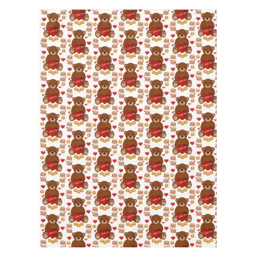 Valentijnsdag Tablecloth Tafelkleed (Voorkant)