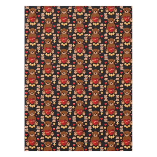 Valentijnsdag Tablecloth Tafelkleed (Voorkant)