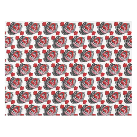 Valentijnsdag Tablecloth Tafelkleed (Voorkant (Horizontaal))