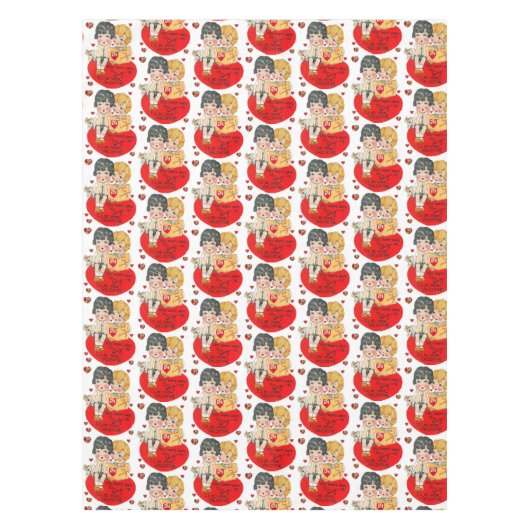 Valentijnsdag Tablecloth Tafelkleed (Voorkant)
